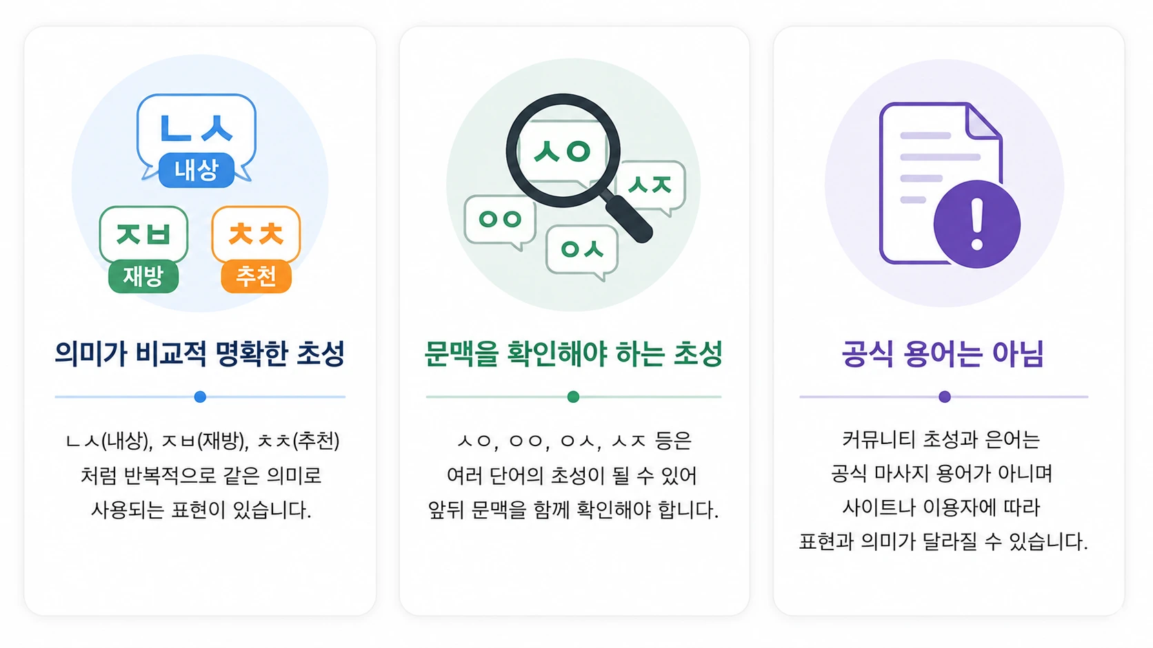 강남 안마 마사지 후기 커뮤니티 초성 약어 은어 의미 정리